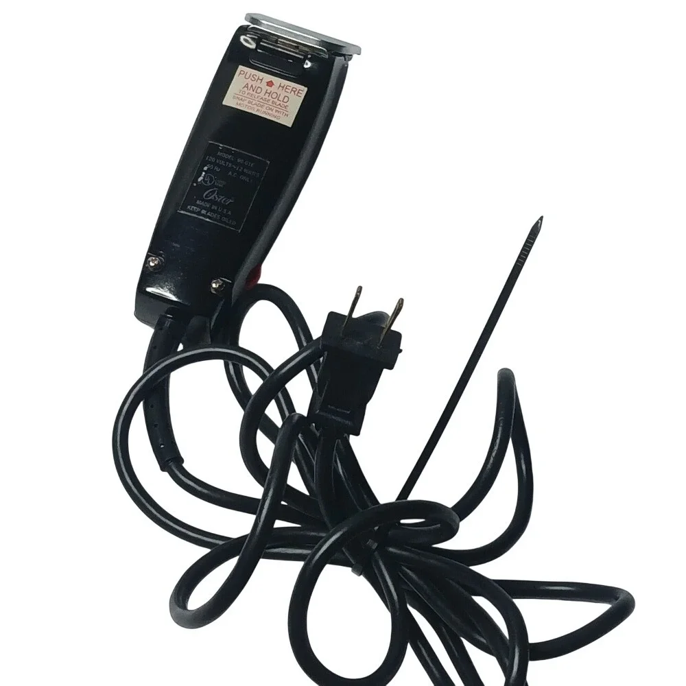 Oster Animal Clippers Black Model 96-01E Detachable Blade Corded - Picture 3 of 4